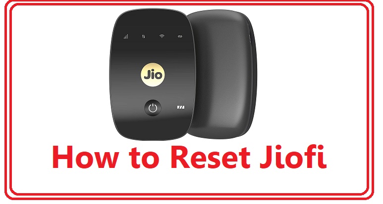 How to reset jiofi