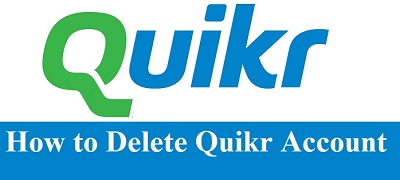 How To Delete Quikr Account