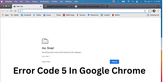 A Detail Guide On Error Code 5 In Google Chrome