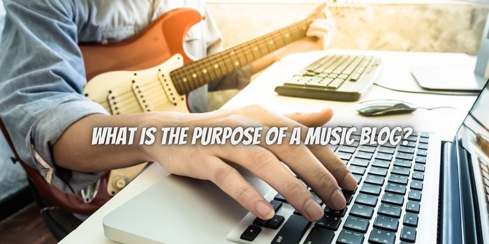 What is the purpose of a music blog?